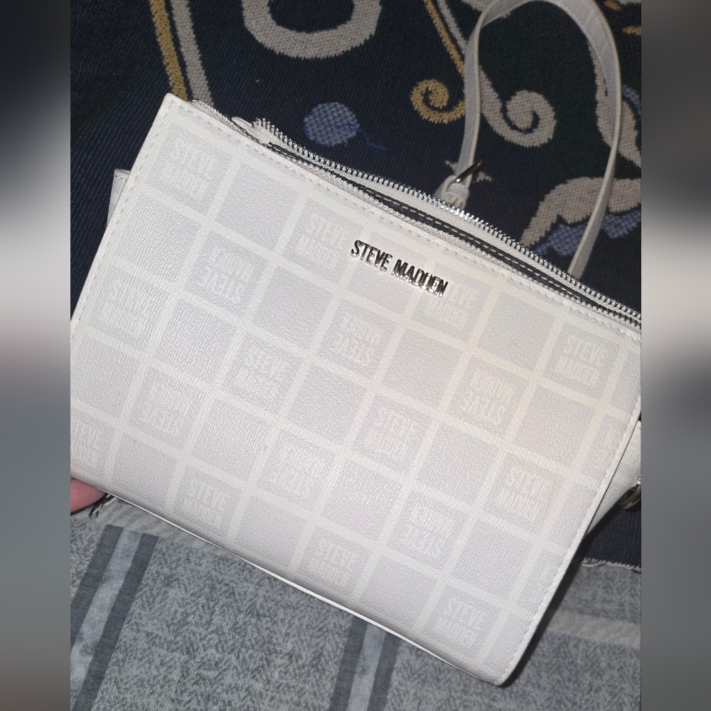 Steve madden white purse